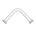 A-ANCHOR FOR 4'' SLAB, 14MM DIAMETER GALVANIZED (60/CTN. 3500/CRATE)