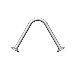 A-ANCHOR FOR 8'' SLAB, 0.671 DIAMETER, BLACK (30/CTN. 500/CRATE)