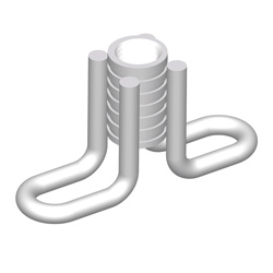 FLARED THIN SLAB FERRULE 3/4''X2-7/16'' PLATED (60 / CTN)
