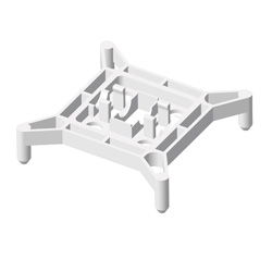 T-BAR ANCHOR PLASTIC BASE IN WHITE (200/CTN.)