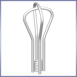 Double Flared Criss-Cross Coil Loop Insert