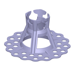STYRO-FIX 2''-2-1/2'' COVER, BIG BASE (200/CTN.)