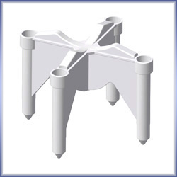 Stackable High Cross Chair