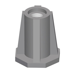 THREADED ZINC INSERT 3/4''X3''