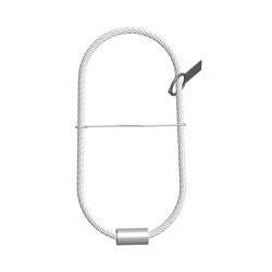 WIRE ROPE 2.5 TON 30", DARK GREY/CHARCOAL