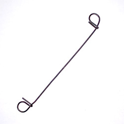 WIRE TIE 12" 16 GA, BLACK, (5000/ROLL)