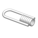 STRAIGHT FERRULE LOOP 3/4''X6-1/8'' 304 STAINLESS