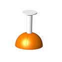 DR ANCHOR 4T 3" GALVANIZED WITH PLASTIC RECESS ASSEMBLED