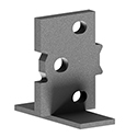INSULATED ANCHOR 10T 4X8" W/PLATE BLACK