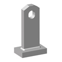 PLATE ANCHOR 8T 6-1/4" GALVANIZED