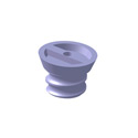 THREADED PLASTIC PLUG 3/4'' COIL